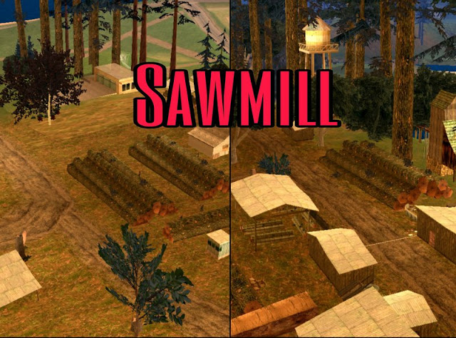 Saw Mill Map Mod GTA San Andreas Mobile by Tellken and Las Santos Guy