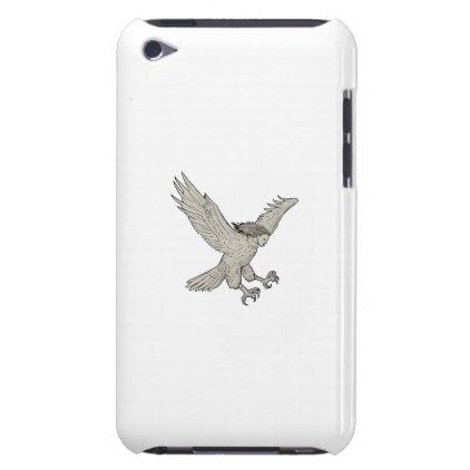 Harpy Swooping Drawing iPod Touch Case