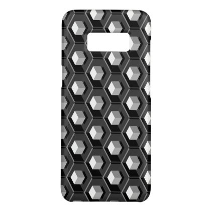White Cube Pattern Isometric Case-Mate Samsung Galaxy S8 Case
