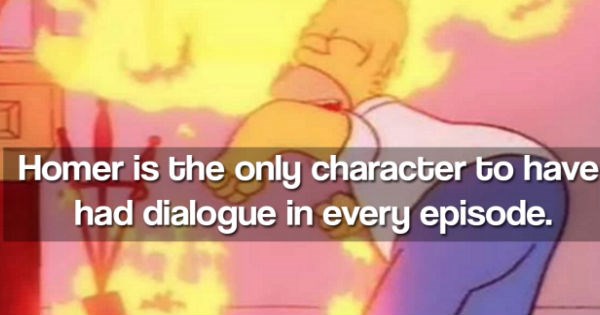 Collection of fun facts about the TV show The Simpsons.