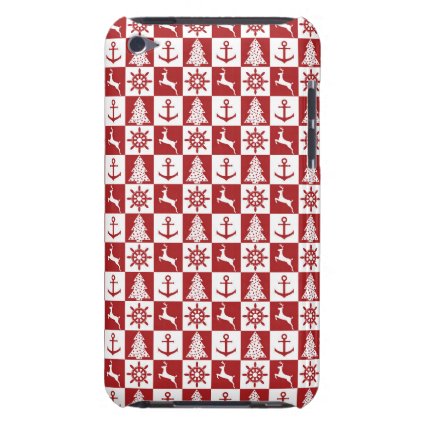 Nautical Christmas Barely There iPod Cover