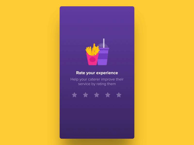 Rate your Experience