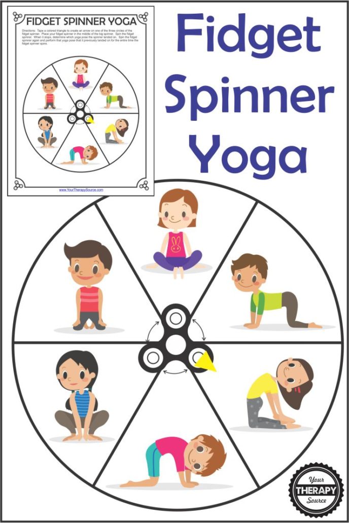 Fidget Spinner Yoga from Your Therapy Source