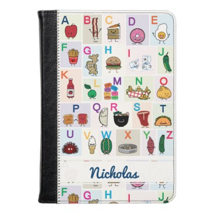 ABC Alphabet learning letters happy foods learn Kindle Case