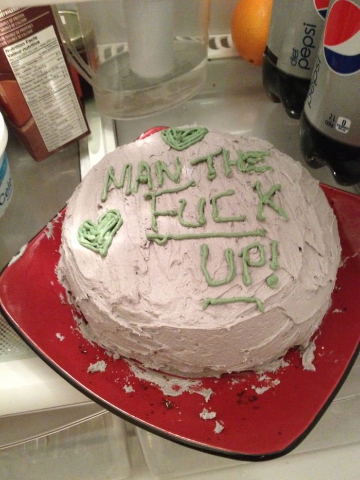 I Was Complaining About My Recent Cold So My Wife Made Me A Cake To Help Me 