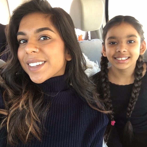 This is Rimsha, a college student from San Antonio, Texas, and her 11-year-old sister, Romesa. Both sisters have always wanted a cat to call their own, Rimsha told BuzzFeed News.