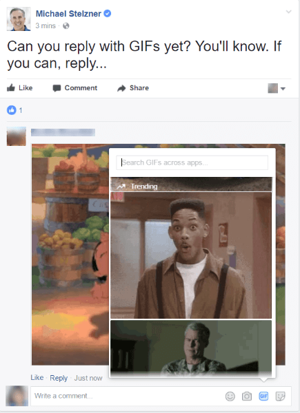 Facebook rolls out a new GIF icon to all users worldwide. 