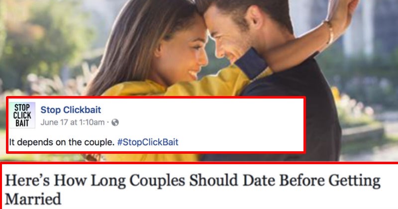 "Stop Clickbait" social media posts with funny honest headlines that will amaze you with their quality.