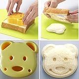 Party Home Frühstück DIY Cartoon Bear Form Ausstechformen Sandwich Toast Maker Brot, Form Werkzeug
