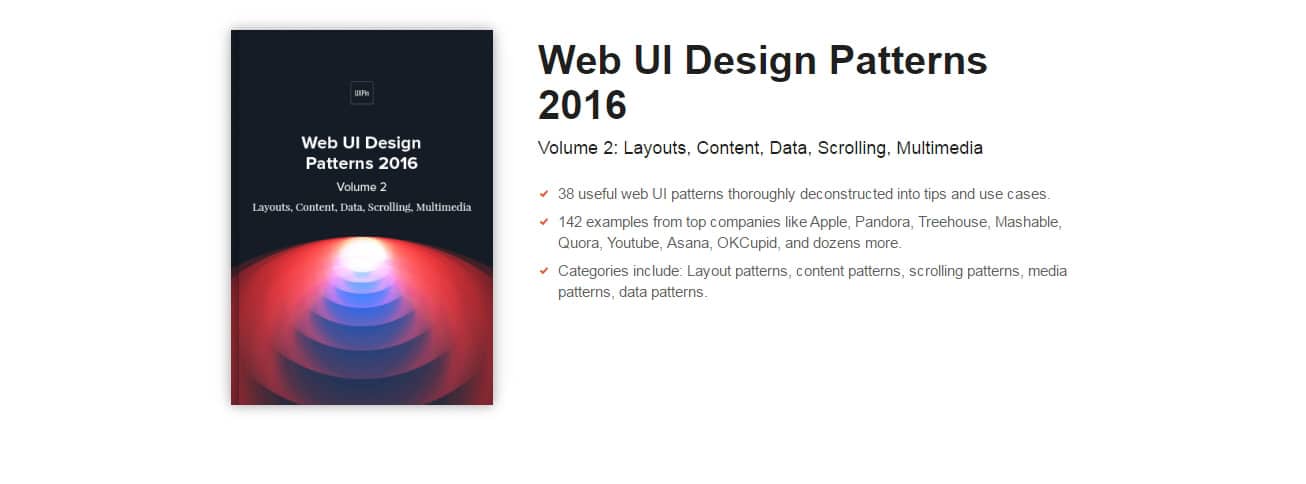 Web UI Patterns 2016 (Vol.2)