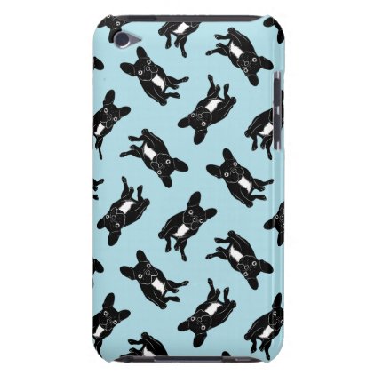 Cute brindle Frenchie in black & white digital art iPod Touch Case-Mate Case