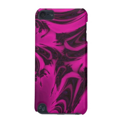 Pink and black fractal iPod touch 5G case