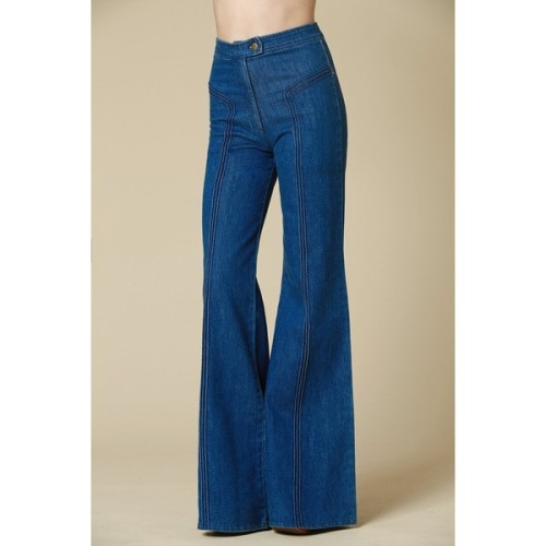 Stoned Immaculate jeans ❤ liked on Polyvore (see more wide leg...
