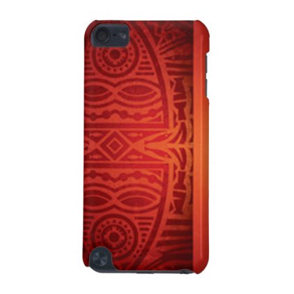 Red & Orange African Pattern Design iPod Touch 5G Cover