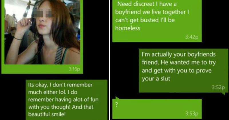 Guy Catches a Girl Cheating On Her Boyfriend and Blackmails Her With Their Sext Messages