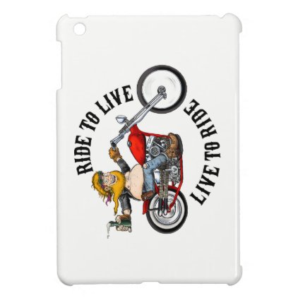biker motorcyclist wrinkles to live iPad mini covers
