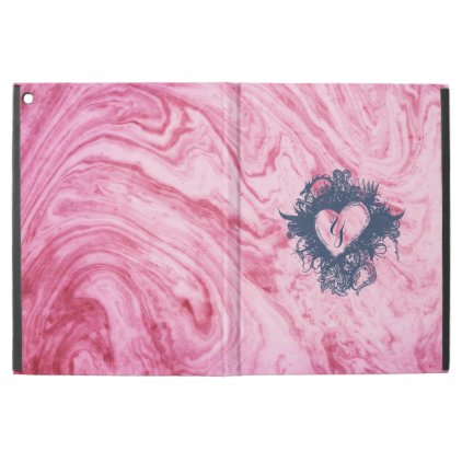 pink marble texture pattern elegant beautiful iPad pro case