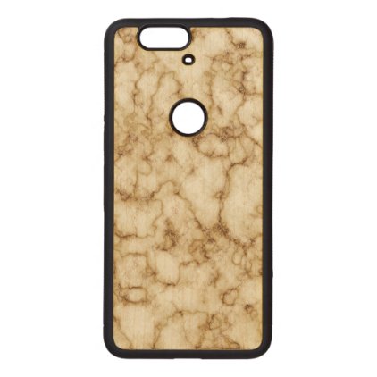 Elegant Marble Texture Wood Nexus 6P Case