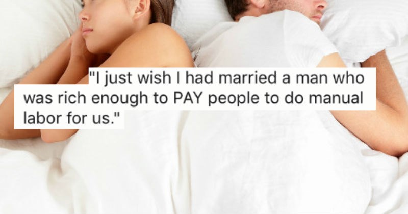 Guys share sad and cringe stories about the moments they were ready to divorce their wives.