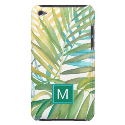 Tropical Palm Leaves iPod Touch Case-Mate Case