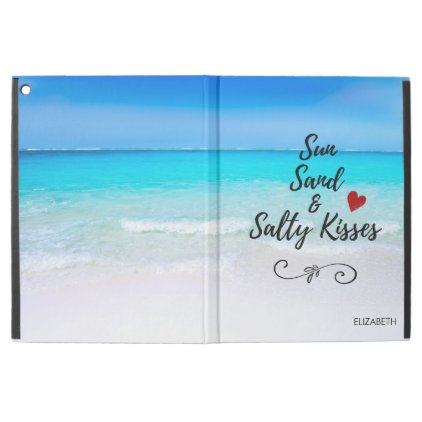 Sun Sand and Salty Kisses Tropical Beach iPad Pro Case