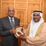 عبد العال يلتقي عادل بن عبد الرحمن العسومي نائب رئيس البرلمان العربي