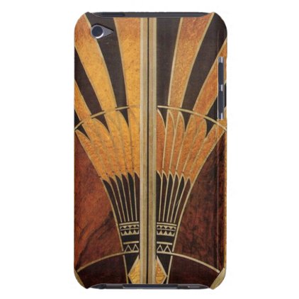 art Nouveau,art deco, vintage, multi wood colours, iPod Touch Case