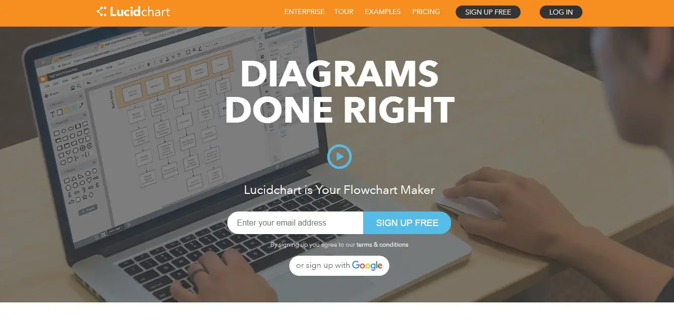 LucidChart - Flowchart Maker free UX tools Online Diagram Software