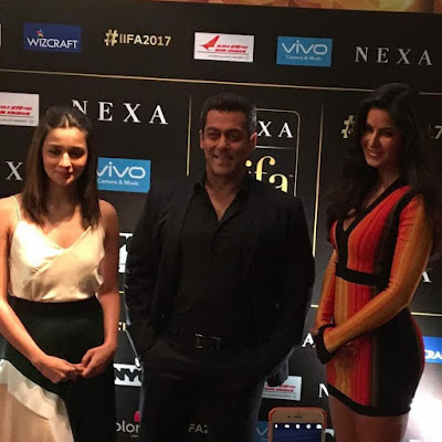 Katrina Kaif, Alia Bhatt and Salman Khan at the IIFA press conference