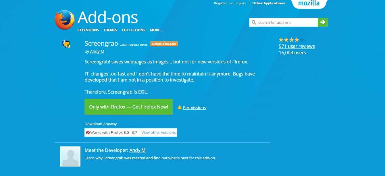 Screengrab! Firefox Plugin - Add-ons