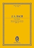 Kantate Nr. 39 (Dominica 1 post Trinitatis): Brich dem Hungrigen dein Brot. BWV 39. 3 Solostimmen, Chor und Orchester. Studienpartitur. (Eulenburg Studienpartituren)