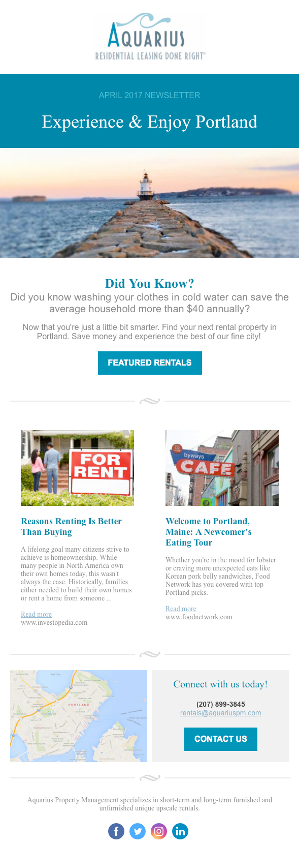 how to make a newsletter example