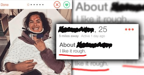 10 of our favorite people on Tinder that have an exceptionally dark sense of humor.