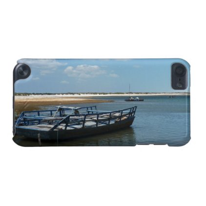 Blue boat waiting for tourists iPod touch (5th generation) cover