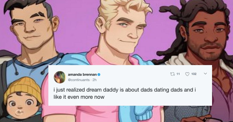 People react to Dad dating simulator video game on Twitter and it's hilarious.