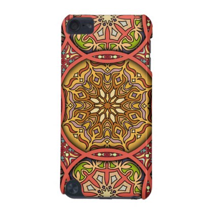 Vintage patchwork with floral mandala elements iPod touch 5G cover