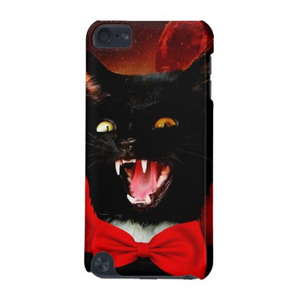 cat vampire - black cat - funny cats iPod touch (5th generation) case