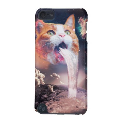waterfall cat - cat fountain - space cat iPod touch (5th generation) cover