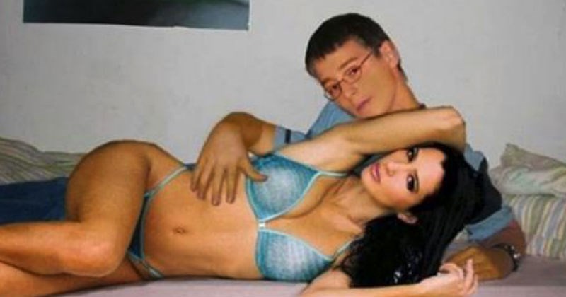 Pictures that guys photoshop and edit to make it look like they have hot girlfriends.