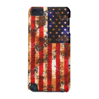 Weathered Rusty American Flag iPod Touch 5G Cover