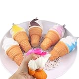 LCLrute 10cm Eiscreme Simulation Kuchen Langsam Aufsteigende Handy Straps Brot Spielzeug