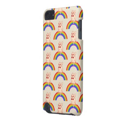 Frenchie celebrates Pride Month on LGBTQ rainbow iPod Touch 5G Cover