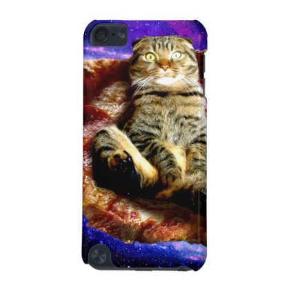 pizza cat - crazy cat - cats in space iPod touch 5G case