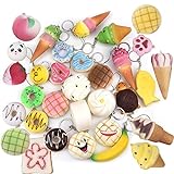Squishy Toy, Chickwin zufällig Jumbo Slow Rising Cute Squeeze Brot Kuchen Donuts ect Stress Relief Spielzeug (20pcs)