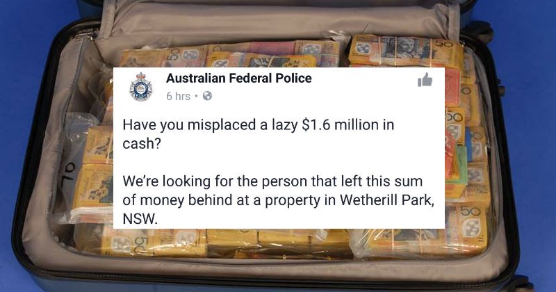 Funny social media interactions from the Australian Federal Police Facebook account.