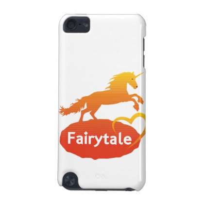 Fairytale Unicorn with Love iPod Touch (5th Generation) Case