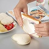 lsv-8 Party Home Frühstück DIY Cookie Cutter Herz Form Sandwich Toast Brot Form Maker