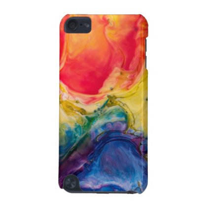 Red Yellow Blue Abstract Painting iPod Touch 5G Cover
