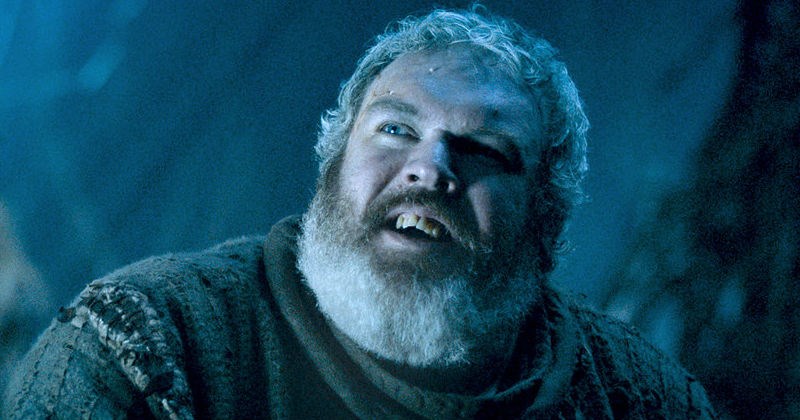 Hodor from Game of Thrones holds open the door for fans to get people fired up for the show.