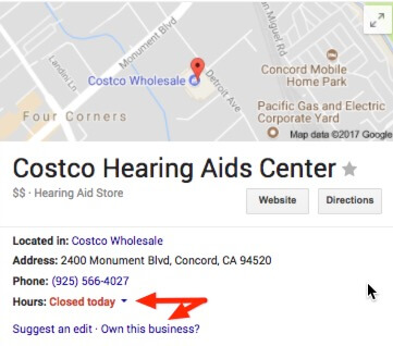 Costco Hearing Aids Center